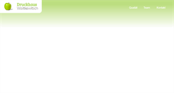 Desktop Screenshot of druckhaus-waitkewitsch.de